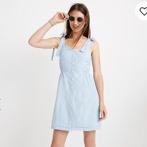Madewell tie strap dress